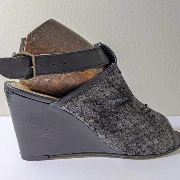 Coque Terra Open Toe Wedge Heels - Picture 6 of 8